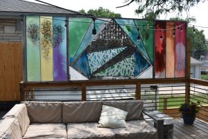 Steel/Resin Outdoor Wall Art (Sold)
